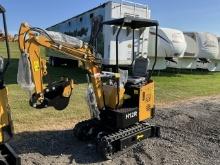 New 2024 AGROTK H12R Mini Excavator (Yellow)
