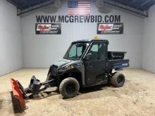 2018 Polaris Brutus HD Utility Vehicle with Blade, Sweeper and Salt Spreader
