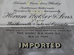 Hiram Walker & Sons Canadian Club Whisky Bar Mirr