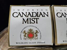 Canadian Mist Whiskey Holiday Rocks Glasses (8)