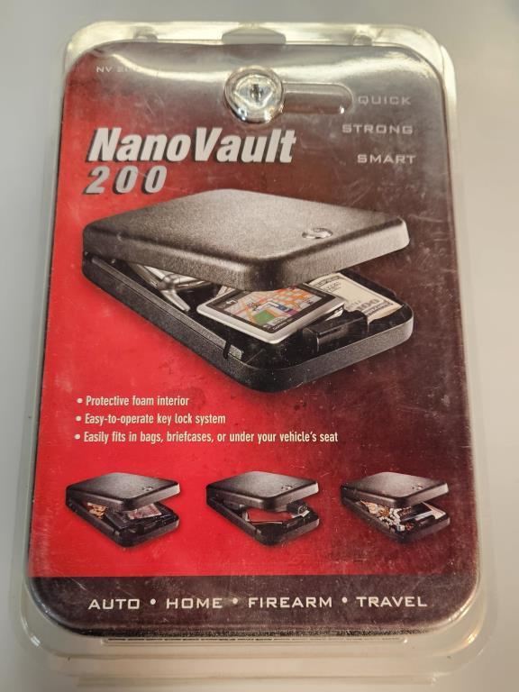 NanoVault 200 Storage Box + Remington Cable Locks