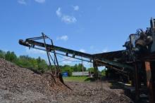 45' ALL STEEL WASTE CONVEYOR W/ #110 LADDER BACK CHAIN W/ DRIVE