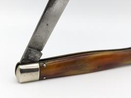 Schrade Walden Marbled Fishtail Switchblade