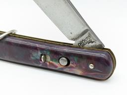 Pronto Colonial Purple Marbled Paratrooper Knife