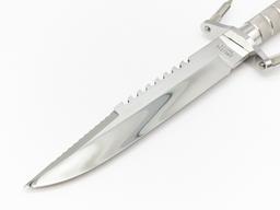 Vtg IMAX Master Bowie Survival Knife w/ Sheath