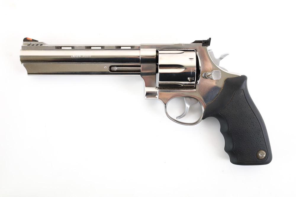 Taurus Nickel Plated .44 Magnum Revolver