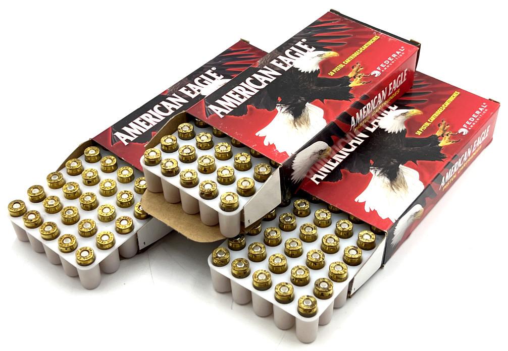 (3) American Eagle 380 Auto Ammo 150 Ct