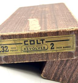 Colt Detective Special 2 Inch .32 Cal Vintage Box