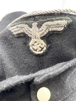 WW II German M 43 Wool Cap by Erich Beinhorn