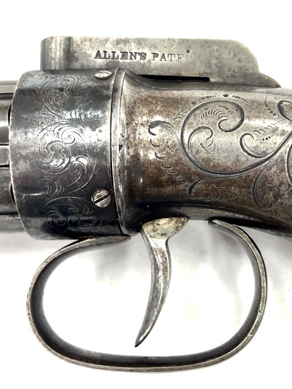 Allen & Thurber 1837 .30 Cal Six-Shot Pepperbox.