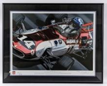 Colin Carter "Black Flag" Signed Ruby Print