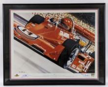 Colin Carter "AJ" Signed Foyt Print