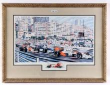 Randy Owens "1990 Monaco Grand Prix" Serigraph