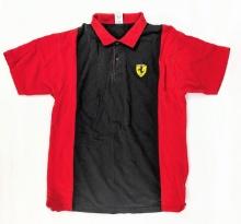 Ferrari Red and Black Polo Shirt