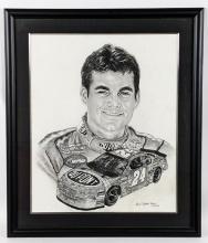 Jeff Gordon Sketch By Robert Stephan Simon