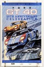 1989 Ford GT40 25th Ann. Celebration Poster