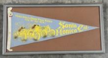 1914 Vanderbilt Cup Santa Monica Auto Race Pennant