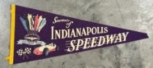 1950s-60s Indianapolis Speedway Auto Race Pennant