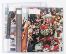 (5) Rick Mears Signed Photographs