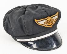 1960s Harley-Davidson Motorcycle Captain Hat 7-1/4