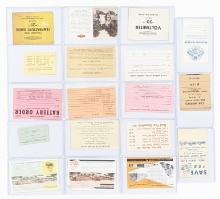 (18) 1950-70 Harley-Davidson Order & Post Cards