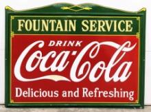 Drink Coca-Cola Fountain Service SSP Sign