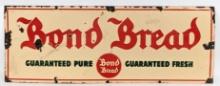 Bond Bread Single Sided Porcelain Advertising Sign