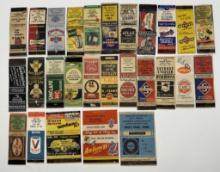 Lot Of Vintage Gas & Oil Advertising Matchbooks