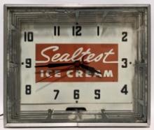 Vintage Sealtest Ice Cream NPI Neon Clock