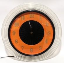 Vintage Lighted Kaleidoscope Clock