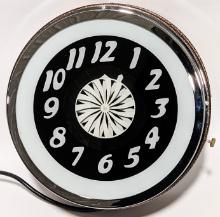 Contemporary Cutris Pinwheel Neon Clock