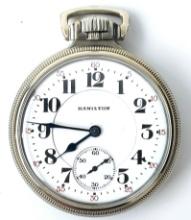 1924 Hamilton Grade 992 Open Face Pocket Watch