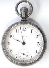 1909 Elgin Grade 317 Open Face Pocket Watch