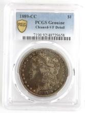 1889-CC U.S. Morgan Silver Dollar PCGS AU Detail