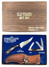 Schrade USA Old Timer Gift Set in Box
