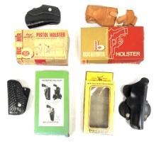 (4) Brauer & Bucheimer Leather Holsters in Boxes