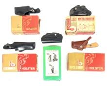 (5) Bucheimers & Brauers Leather Holsters in Boxes