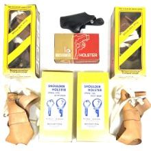 (5) Brauer & Bucheimer Leather Holsters in Boxes