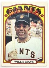 1972 Topps Willie Mays Baseball Card