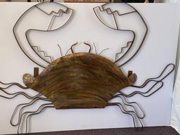 THIS IS COOL - LARGE METAL CRAB !!