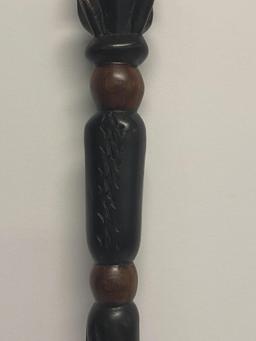 CARVED AFRICAN WALKING STICK