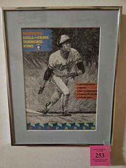 DONRUSS ROD CAREW FRAMED PUZZLE