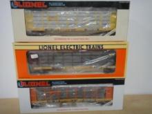 3 LIONEL AUTO CARRIERS