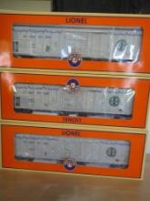 3 LIONEL  BNSF MECHANICAL REEFERS 57'