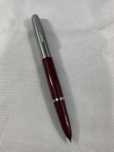 RED BARREL PARKER FOUNTAIN PEN