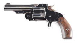(A) FINE AND EARLY CASED SMITH & WESSON BABY RUSSIAN .38 SINGLE ACTION REVOLVER.