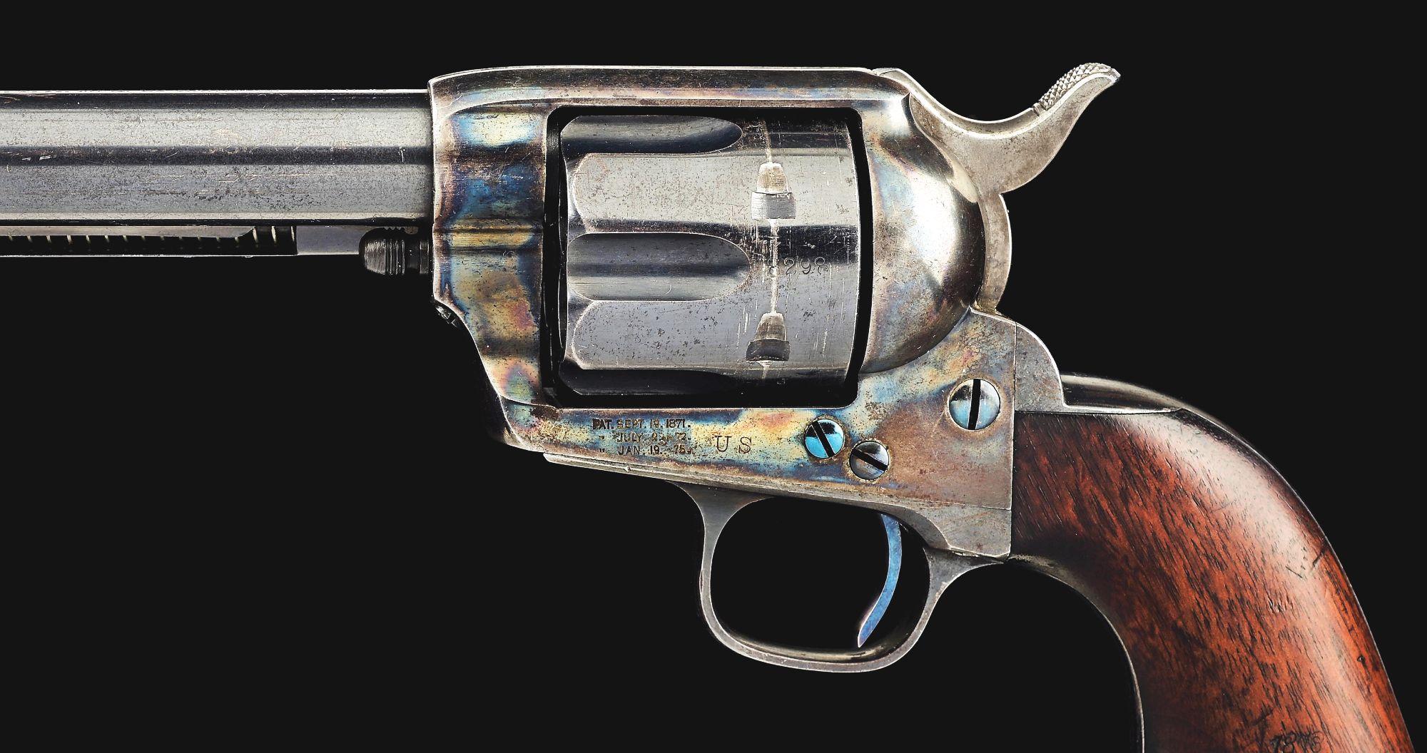 (A) NETTLETON INSPECTED COLT CAVALRY SINGLE ACTION ARMY REVOLVER.