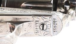 (C) FACTORY ENGRAVED COLT SINGLE ACTION ARMY REVOLVER.