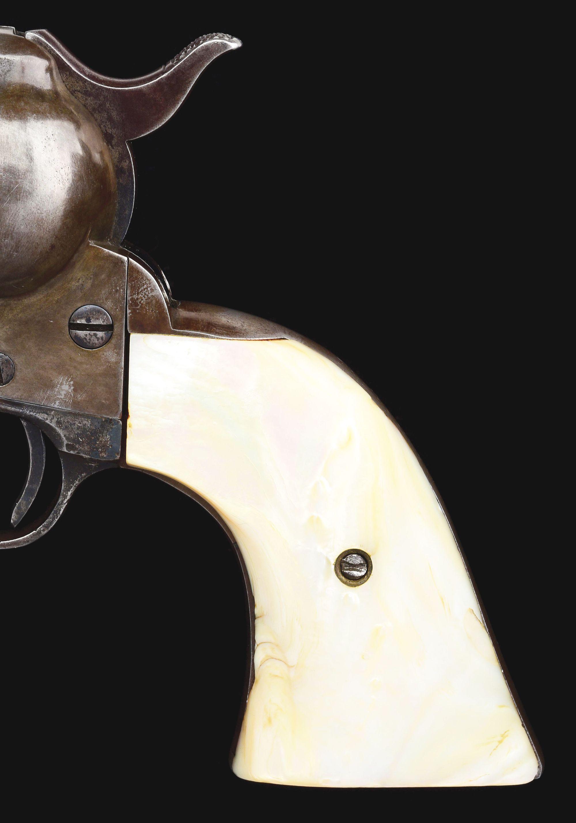 (A) HISTORIC COLT FRONTIER SIX SHOOTER REVOLVER OF COLORADO MARSHALL J.W. SCYBERT.