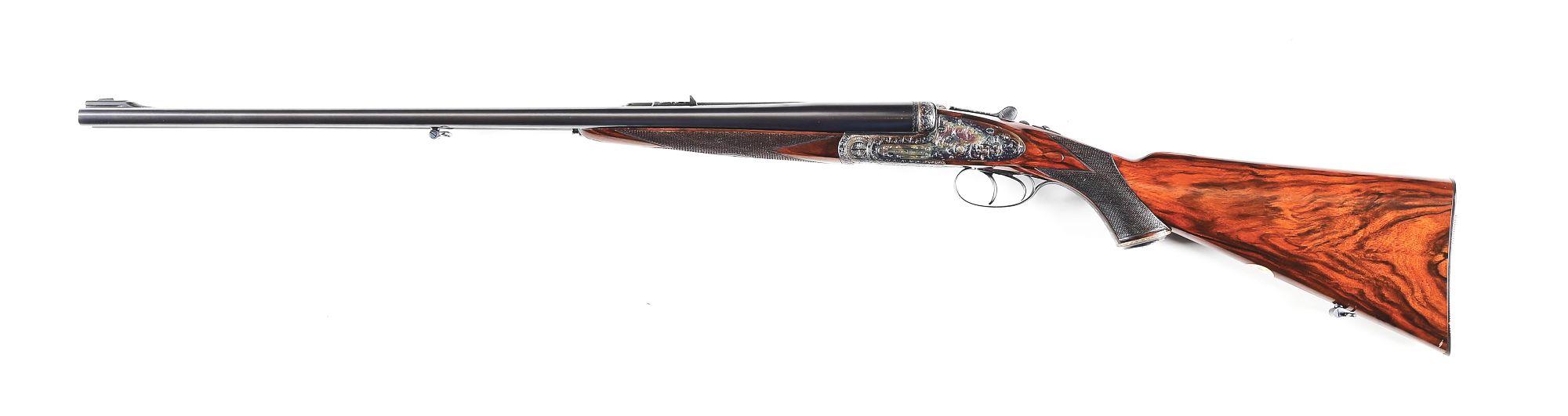 (C) HOLLAND & HOLLAND ROYAL HAMMERLESS EJECTOR DOUBLE RIFLE CHAMBERED IN .375